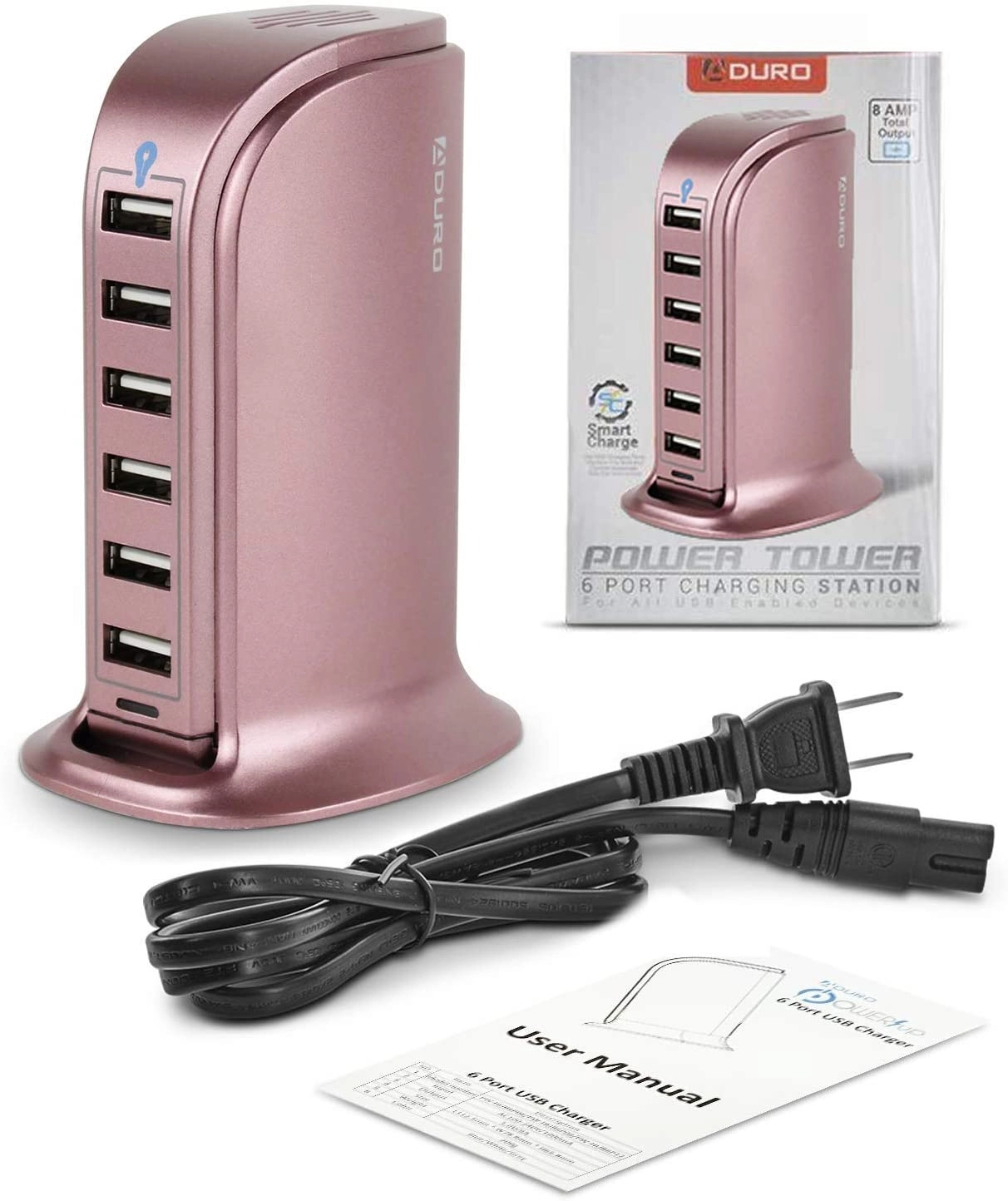 Aduro PowerUp 40W 6 Port Hub USB Charging Station