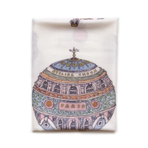 Atelier Choux Cashmere Blanket Hot Air Balloons - 120x70cm