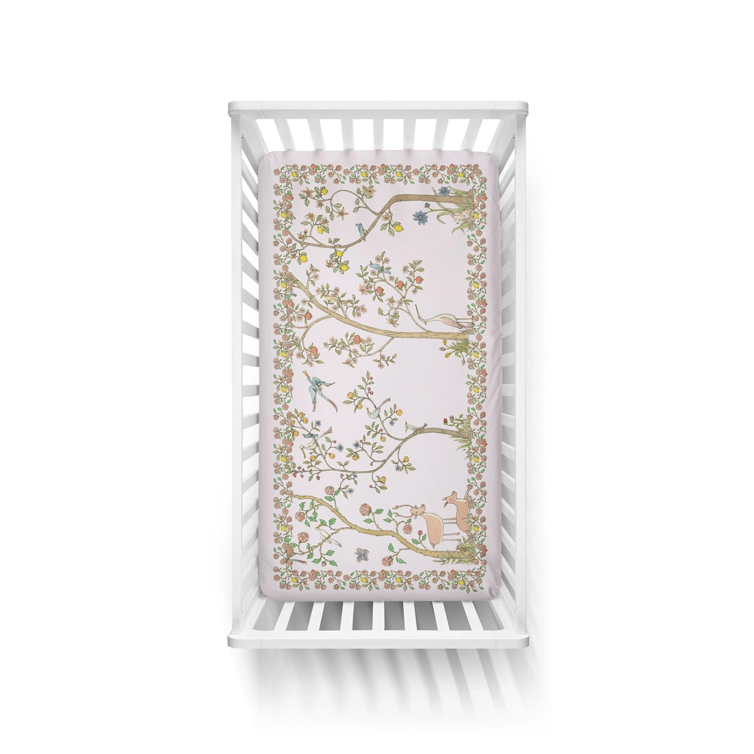 Atelier Choux Fitted Sheet Satin - In Bloom
