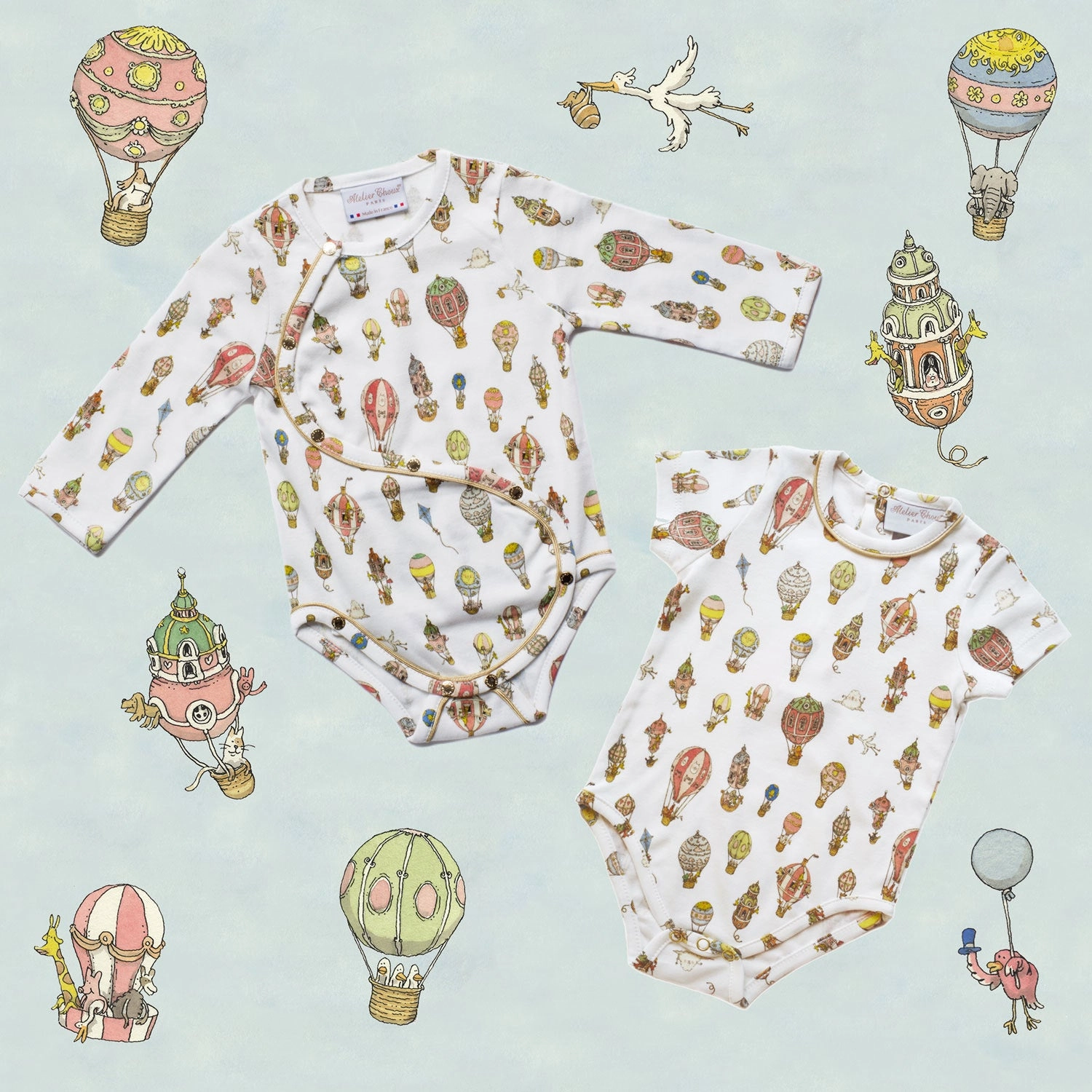 Atelier Choux Onesie Rive Gauche
