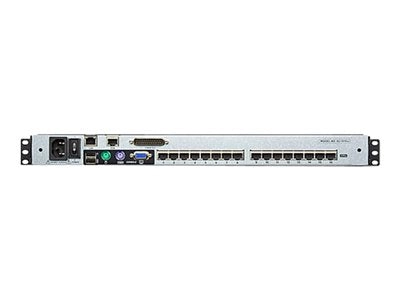 ATEN KL1516AiM - KVM console with KVM switch - 16 ports - PS/2, USB - 17 - rack-mountable - 1280 x 1024 @ 75 Hz - VGA - 1U"
