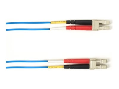 Black Box - Patch cable - SC multi-mode (M) to LC multi-mode (M) - 3.05 m - fiber optic - 50 / 125 micron - OM4 - OFNP - plenum FOCMPM4-SCSC-AQ-10
