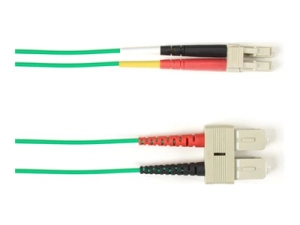 Black Box - Patch cable - TAA Compliant - SC multi-mode (M) to LC multi-mode (M) - 20.12 m - fiber optic - duplex - 50 / 125 FOCMPM4-SCLC-GN-66