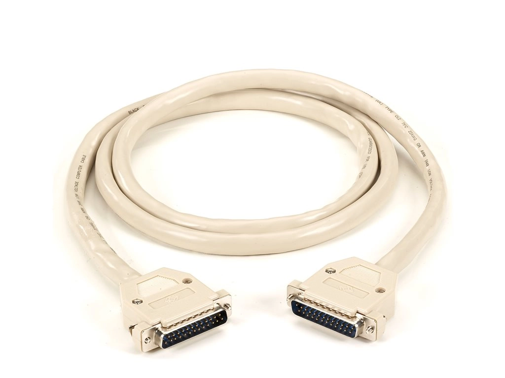Black Box - Serial cable - DB-25 (M) to DB-25 (M) - 10 ft - stranded ECM25C-MM-10