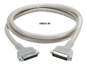 Black Box - Serial cable - DB-25 (M) to DB-25 (M) - molded, stranded, thumbscrews EMN25C-MM-10