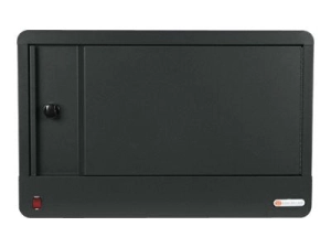 Bretford Cube Micro Station TVS16PAC - Cabinet unit - for 16 tablets / notebooks - lockable - steel - charcoal - screen size: TVS16PAC-CK