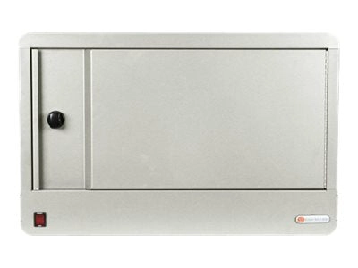 Bretford Cube Micro Station TVS16PAC - Cabinet unit - for 16 tablets / notebooks - lockable - steel - concrete - screen size: TVS16PAC-CT