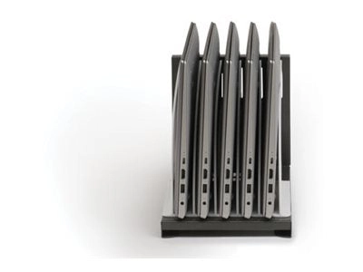 Bretford Cube Micro Station TVS16PAC - Cabinet unit - for 16 tablets / notebooks - lockable - steel - platinum - screen size: TVS16PAC-PM
