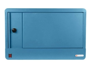 Bretford Cube Micro Station TVS16PAC - Cabinet unit - for 16 tablets / notebooks - lockable - steel - sky - screen size: up to TVS16PAC-SKY