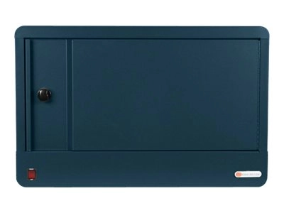 Bretford Cube Micro Station TVS16PAC - Cabinet unit - for 16 tablets / notebooks - lockable - steel - topaz - screen size: up TVS16PAC-TZ