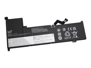 BTI - Notebook battery (equivalent to: Lenovo L19C3PF6) - lithium ion - 3-cell - 3730 mAh - 42 Wh L19C3PF6-BTI