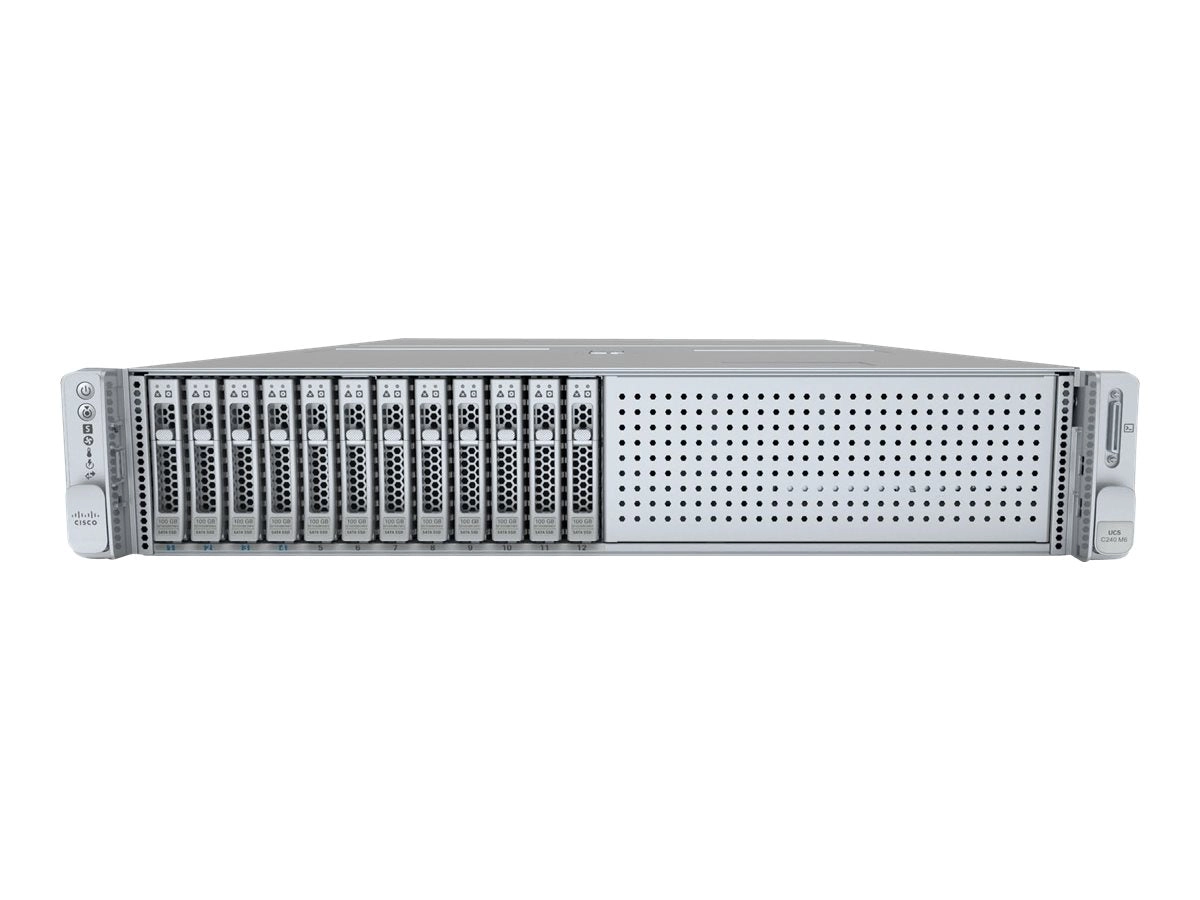 Cisco UCS C240 M6 SFF Rack Server - Server - rack-mountable 2U - 2-way - no CPU up to - RAM 0 GB - PCI Express - hot-swap 2.5 UCSC-C240-M6N-CH