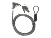 Computer Security Products Guardian Series - Security cable lock - dark gray - 6 ft CSP-820-E-0X-0G-KA