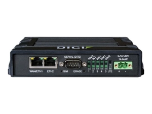 Digi IX20 - Wireless router - WWAN 2-port switch - RS-232 - DIN rail mountable IX20-00N4