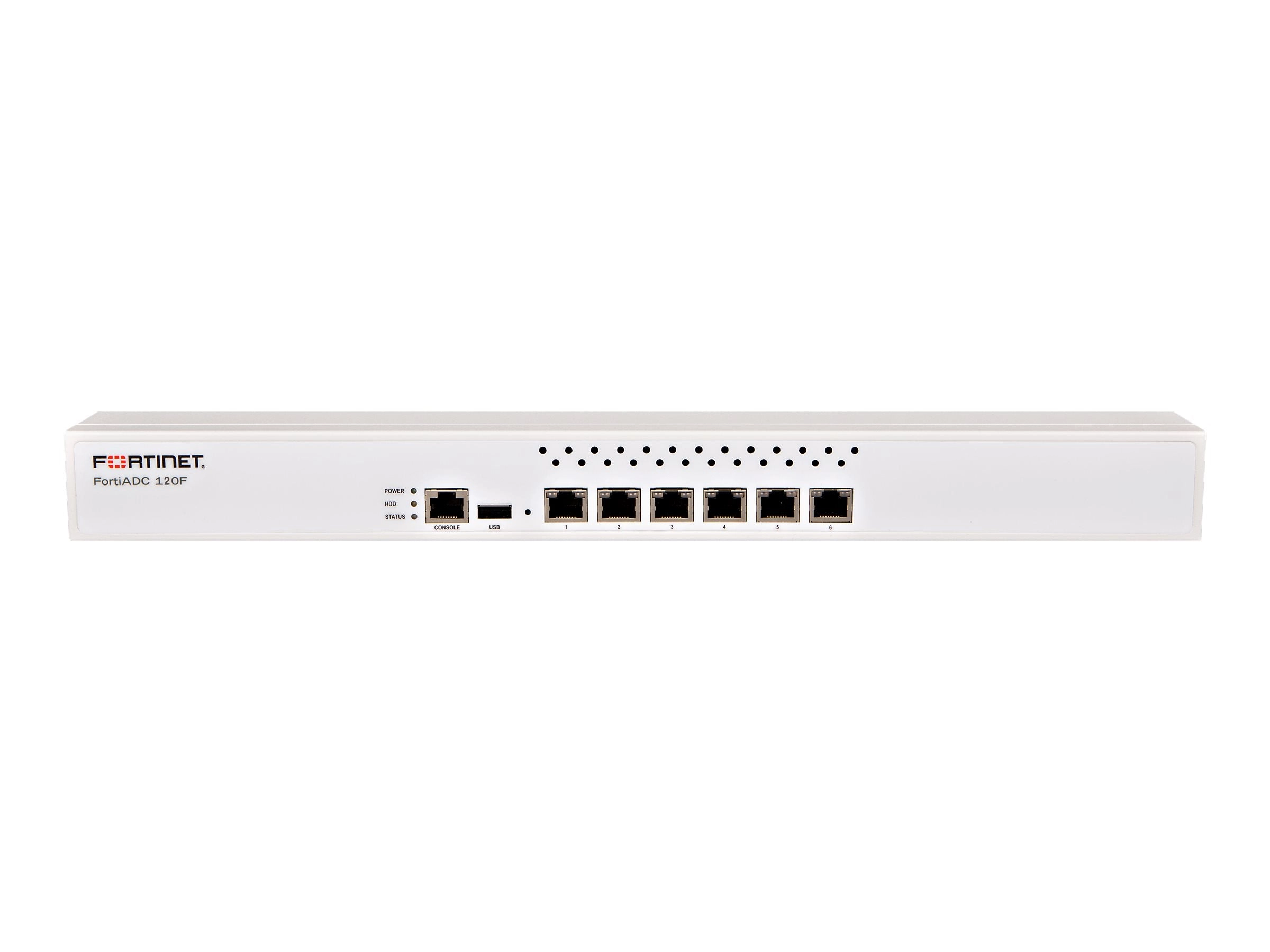 Fortinet FortiADC 120F - Application accelerator - 1GbE - 1U - rack-mountable FAD-120F