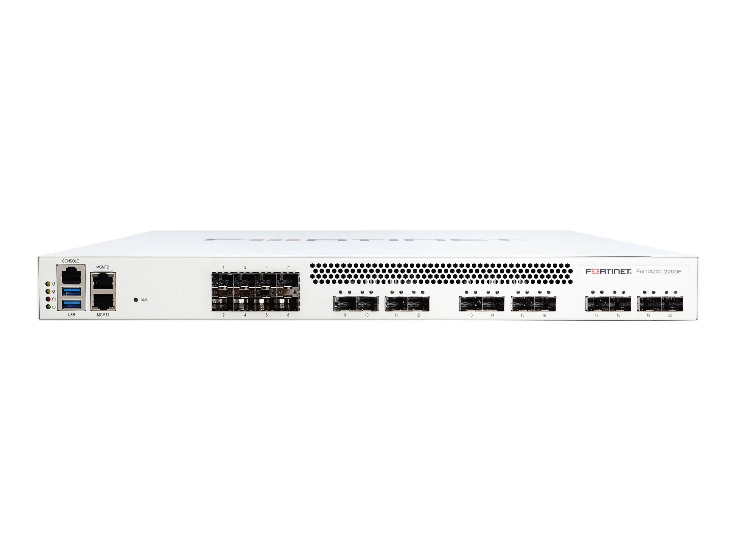 Fortinet FortiADC 2200F - Application accelerator - with 1 year FortiCare Premium Support   1 year FortiADC Application Security FAD-2200F-BDL-731-12