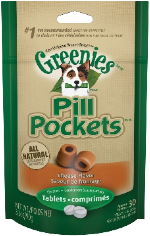Greenies Pill Pockets Canine Cheese Flavor Dog Treats