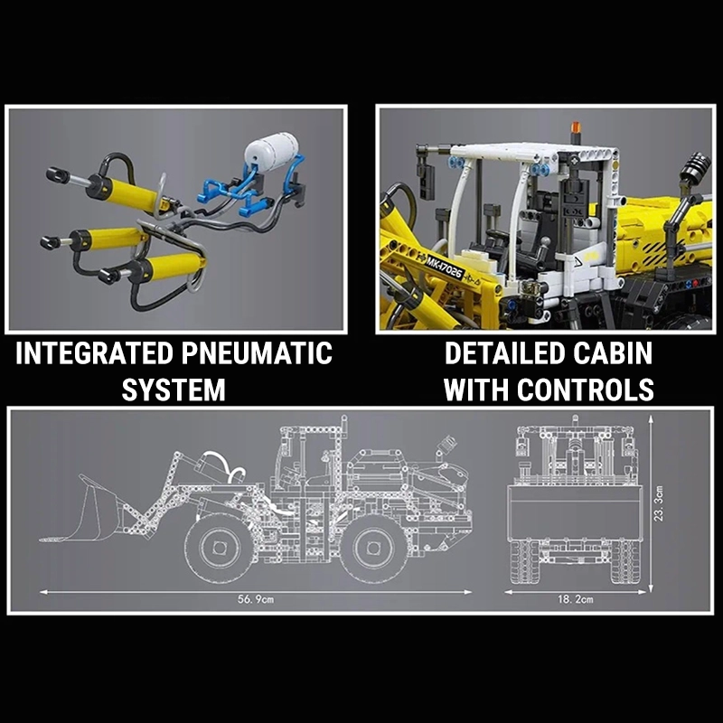 Heavy Duty Remote Controlled Loader 1802pcs