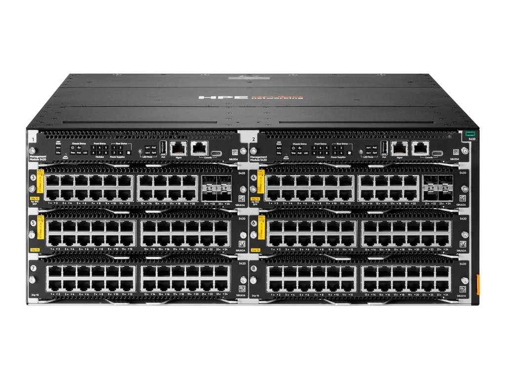 HPE Aruba Networking CX 5420 24p SFP 1G Module - Switch - L3 - managed - 24 x 10/100/1000 / SFP - front to back airflow - plug-in S0U67A