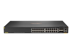 HPE Aruba Networking CX 6200F 24G Class 4 PoE 4SFP 370W Switch - Switch - Max. Stacking Distance 10 kms - L3 - managed - 24 x S0M82A#B2E