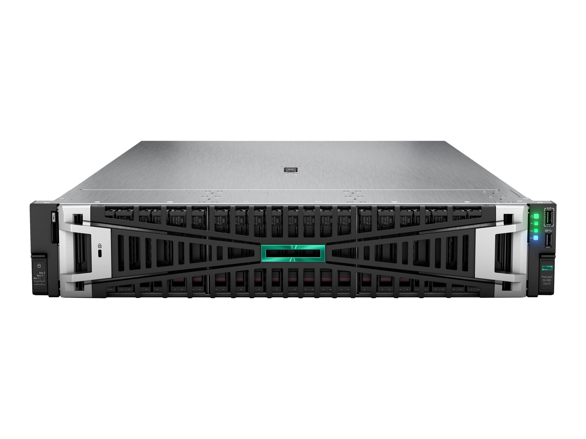 HPE ProLiant DL380 Gen11 Network Choice - Server - rack-mountable 2U - 2-way - 1 x Xeon Silver 4514Y / up to 3.4 GHz - RAM 128 P72984-005