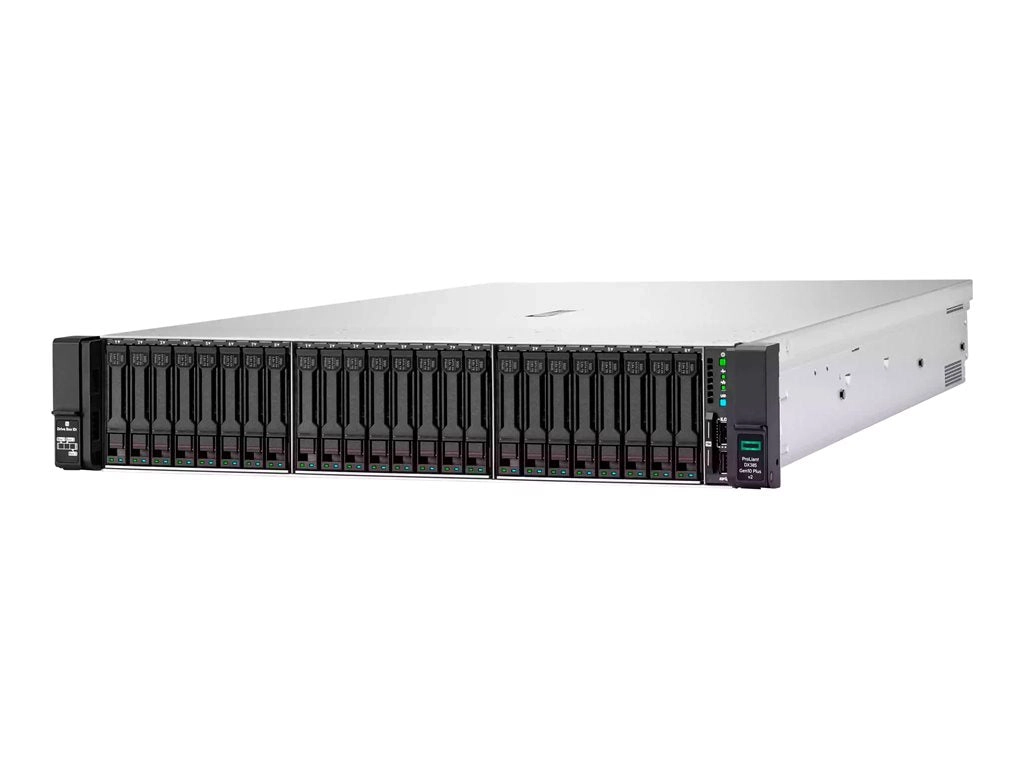 HPE ProLiant DL385 Gen10 Plus V2 Entry - Server - rack-mountable - 2U - 2-way - 1 x EPYC 7252 / up to 3.2 GHz - RAM 32 GB - SATA/SAS/NVMe P58451-291