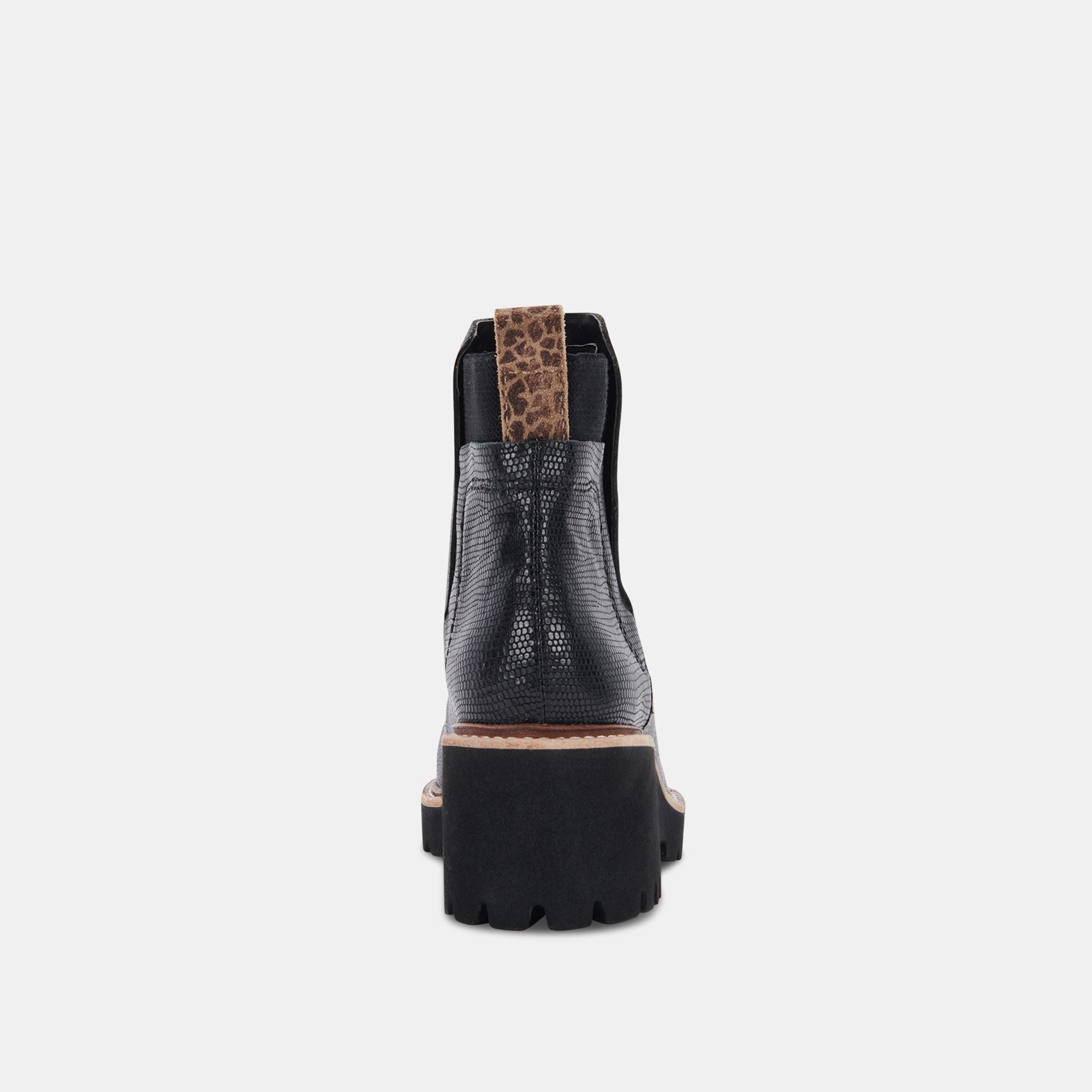 HUEY H2O WIDE BOOTIES BLACK LEATHER H2O