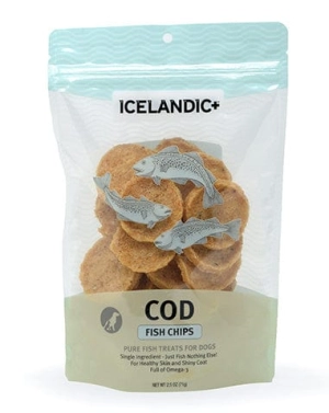 Icelandic  Cod Fish Chips Dog Treats