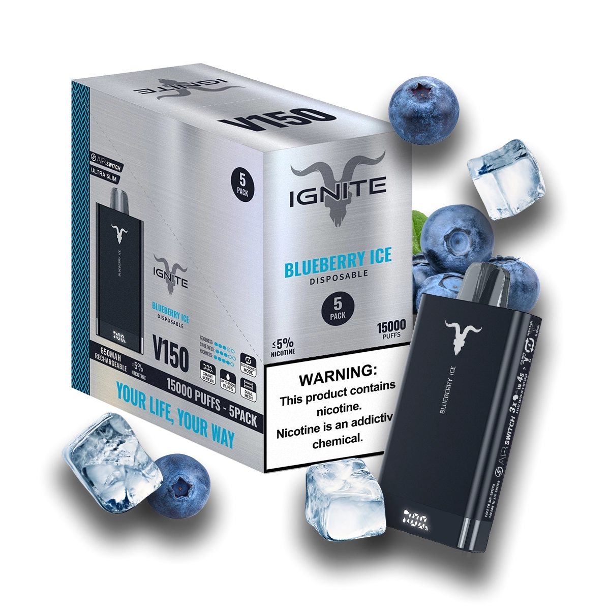 Ignite V150 Vape Device [5 Pack]