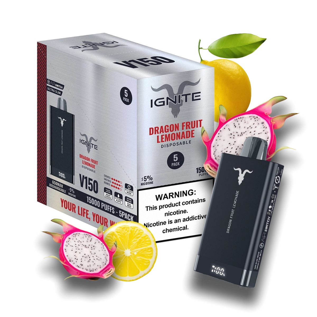 Ignite V150 Vape Device [5 Pack]