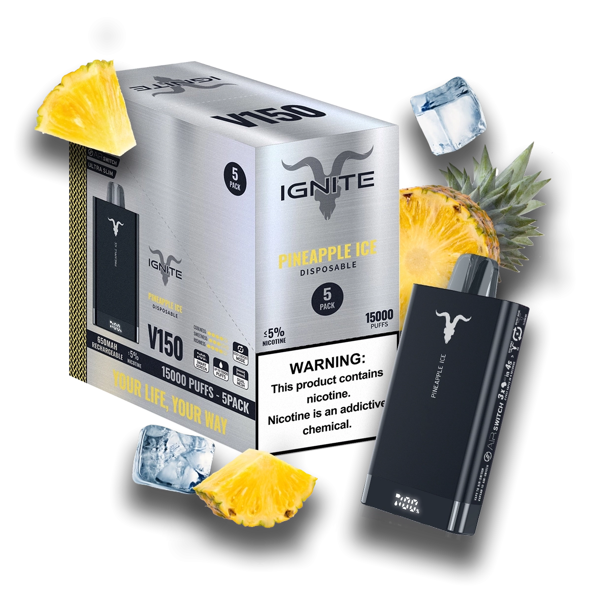 Ignite V150 Vape Device [5 Pack]