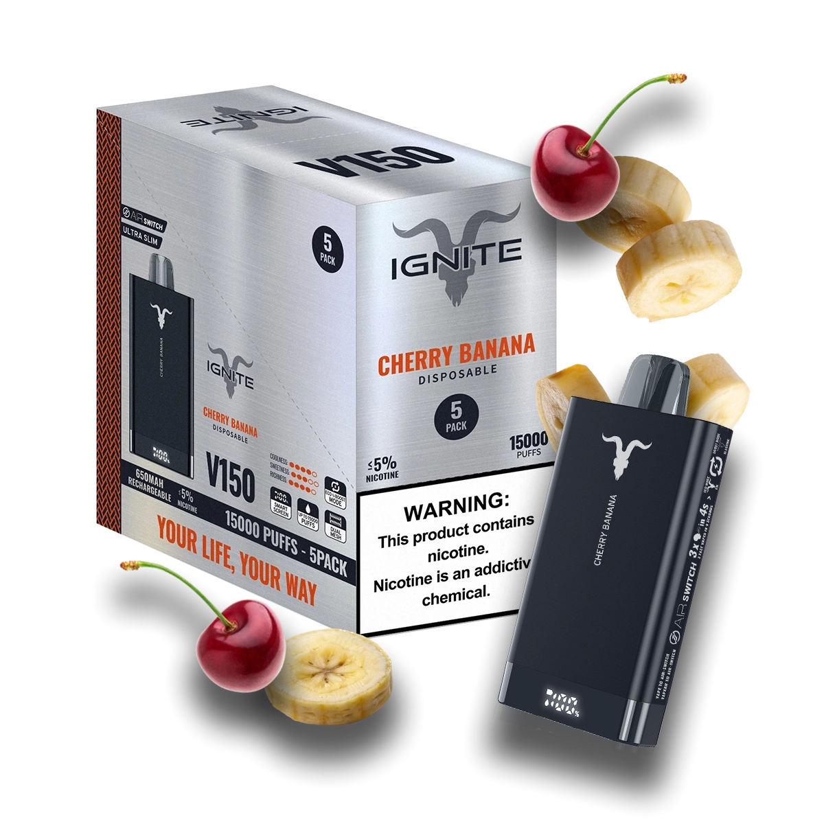 Ignite V150 Vape Device [5 Pack]