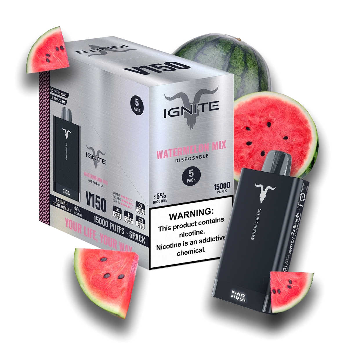 Ignite V150 Vape Device [5 Pack]