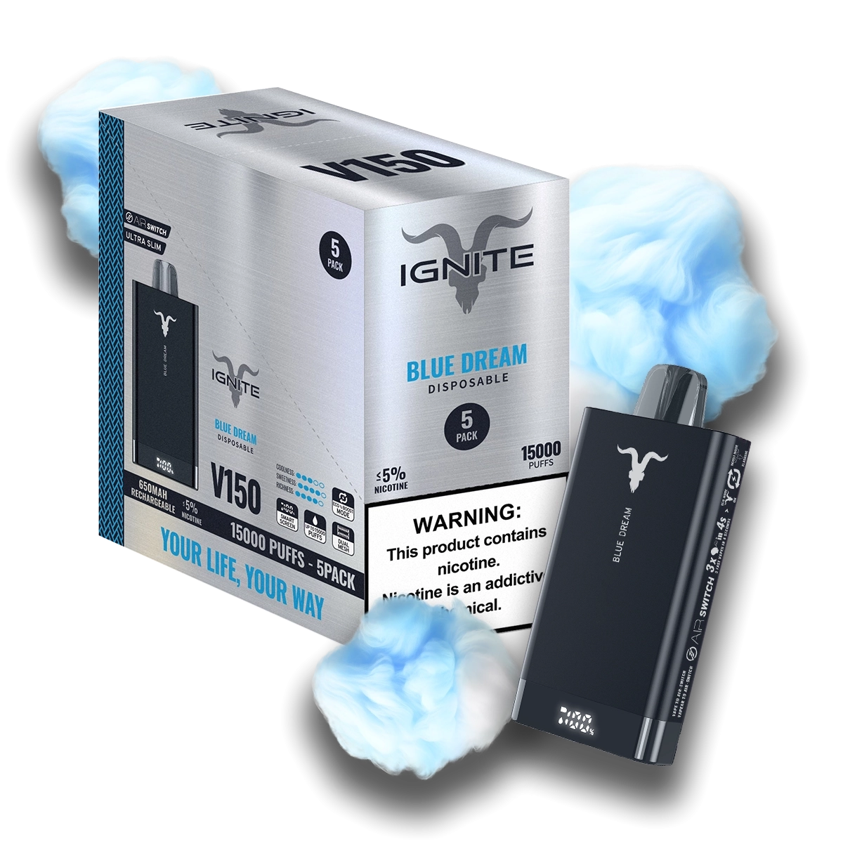Ignite V150 Vape Device [5 Pack]