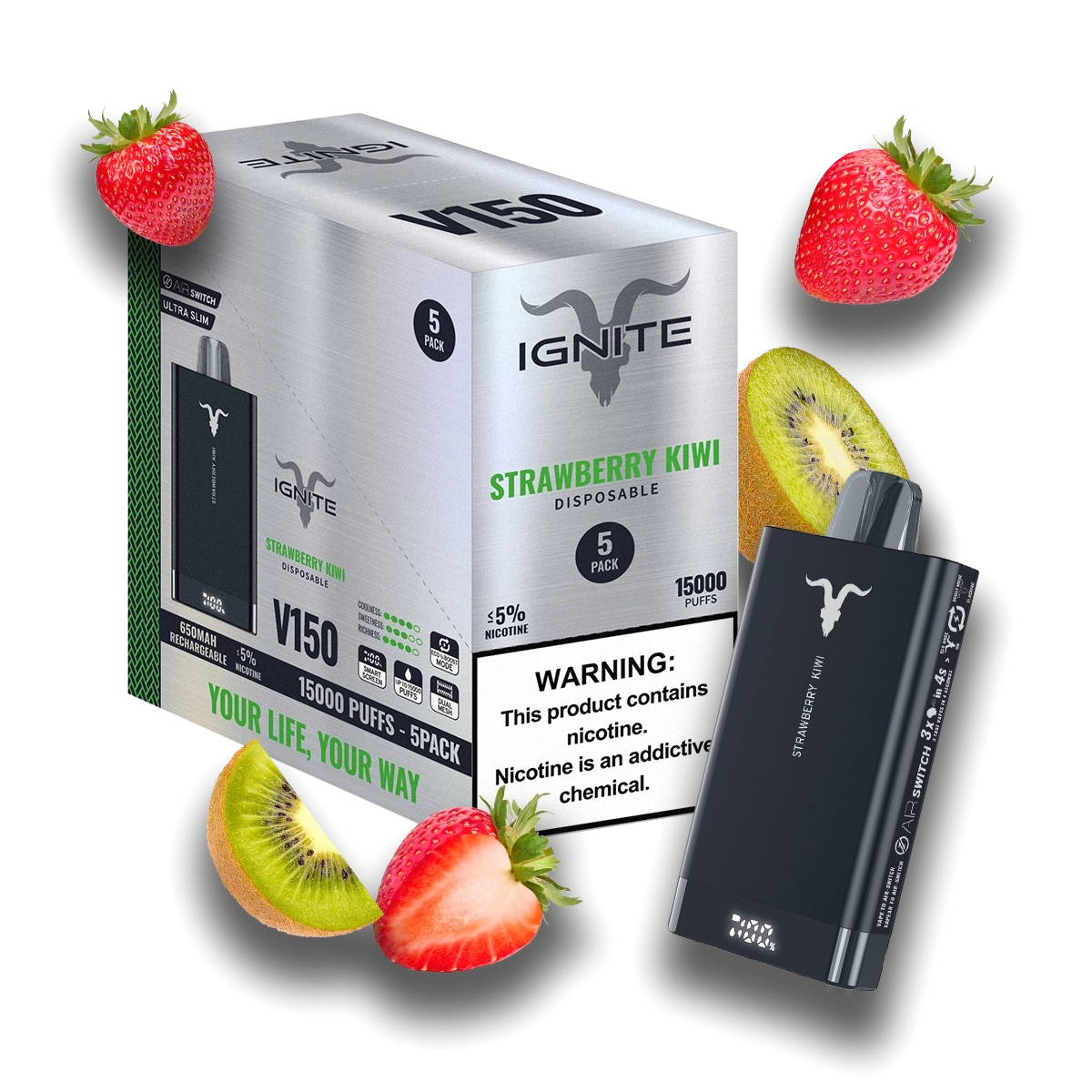 Ignite V150 Vape Device [5 Pack]