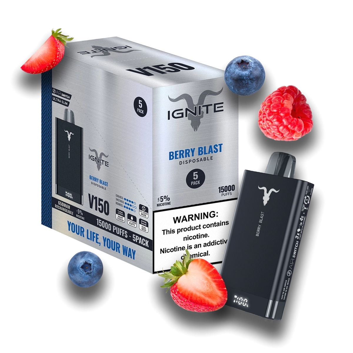 Ignite V150 Vape Device [5 Pack]