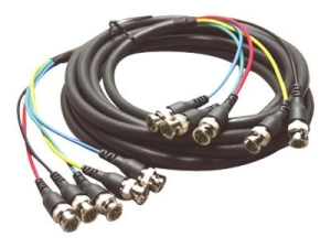 Kramer 5BM Series C-5BM/5BM-50 - Video cable - RGB   Sync - BNC male to BNC male - 50 ft - coaxial - dark gray 91-0505050