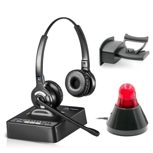 Leitner LH375 – Tri-Compatible Wireless Office Headset – Executive Bundle