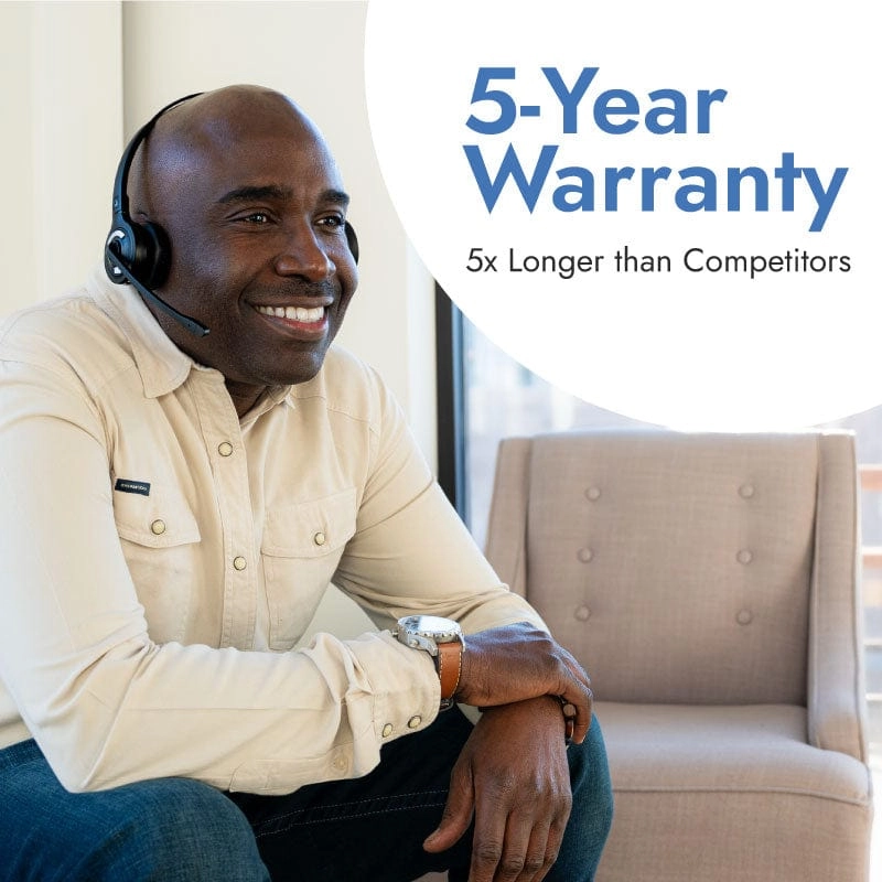 Leitner LH375 – Tri-Compatible Wireless Office Headset – Executive Bundle