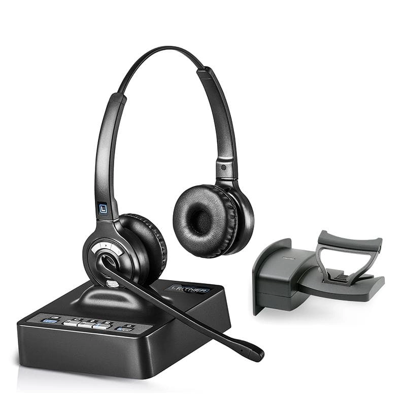Leitner LH375 – Tri-Compatible Wireless Office Headset – Professional Bundle