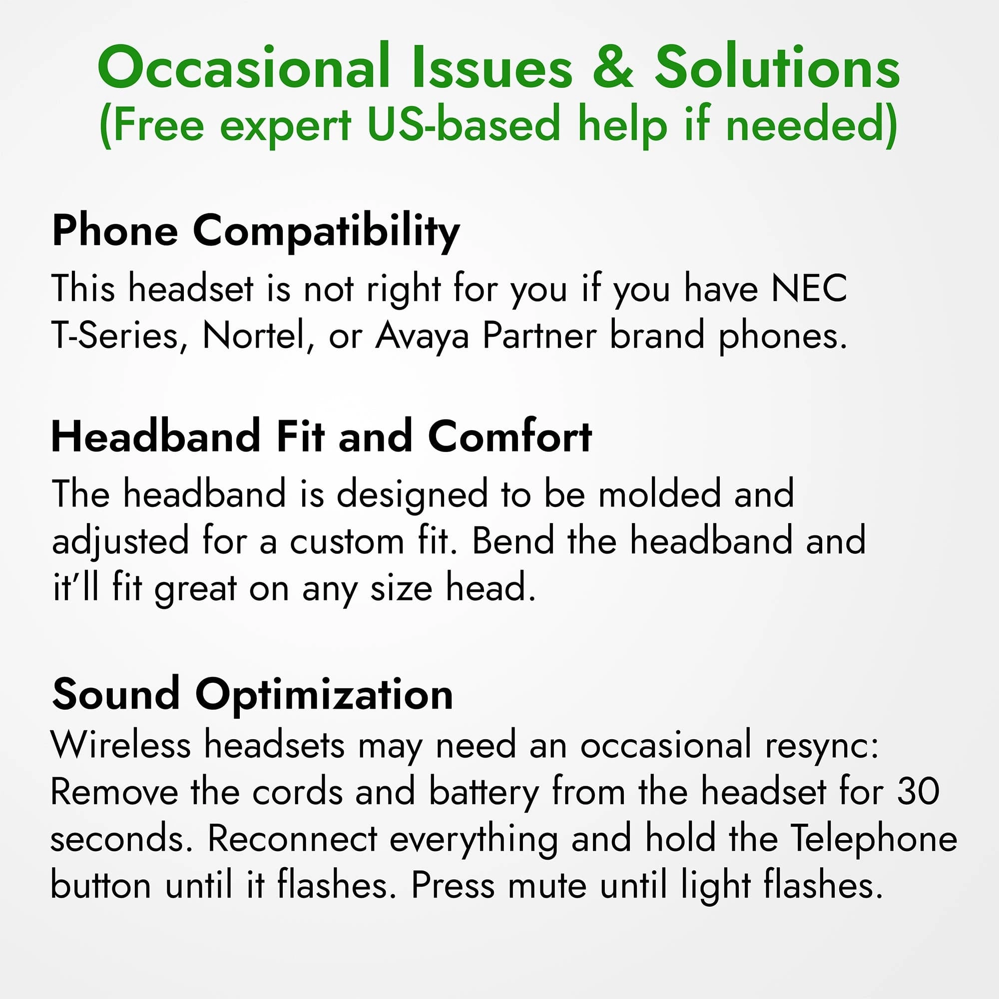 Leitner LH375 Wireless Headset – Works With Your Office Phone, Computer, and Cell Phone