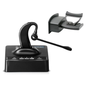 Leitner LH380 On-the-Ear Wireless Headset – Works With Your Office Phone, Computer, and Cell (Professional Bundle)