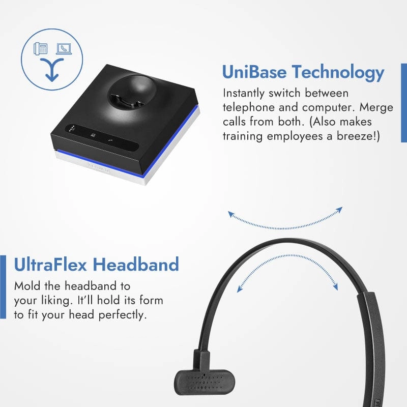 Leitner LH570 Premium Plus Over-the-Head Wireless Headset