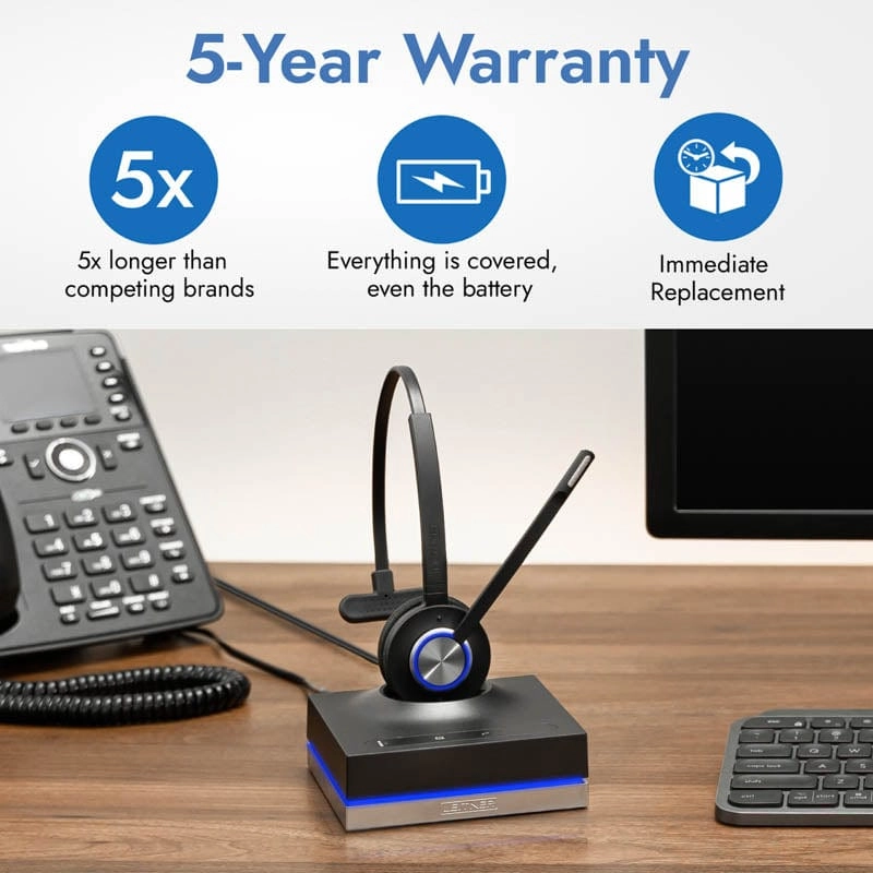 Leitner LH570 Premium Plus Over-the-Head Wireless Headset