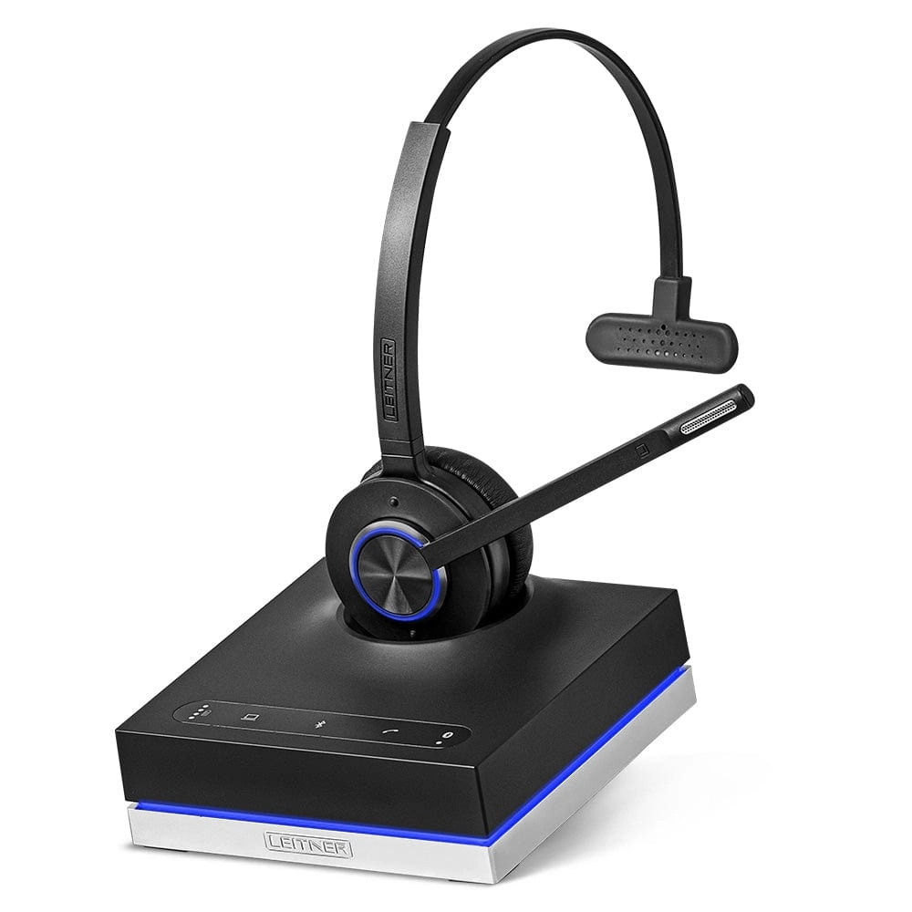 Leitner LH670 Wireless Headset for PC, Desk Phone, and Cell