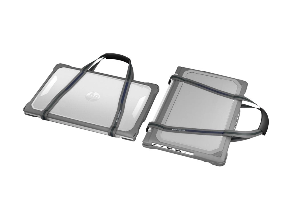MAXCases Extreme Shell F2 - Notebook shell case - gray, clear - for HP ProBook 440 G10, 440 G8, 440 G9, 445 G10, 445 G8, 445 HP-ESF-PB440-14-GRY