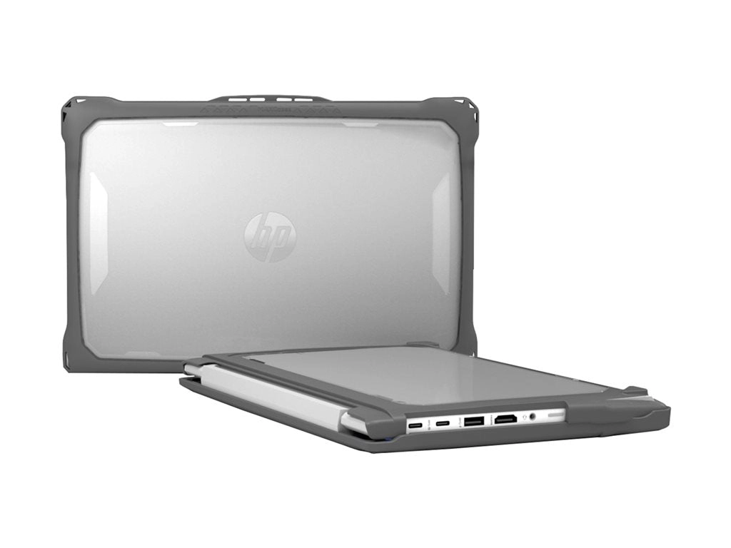 MAXCases Extreme Shell F2 - Notebook shell case - gray, clear - for HP ProBook 440 G10, 440 G8, 440 G9, 445 G10, 445 G8, 445 HP-ESF-PB440-14-GRY