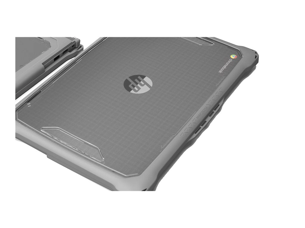 MAXCases Extreme Shell F2 - Notebook shell case - rugged - gray, clear HPESFFG11GRY