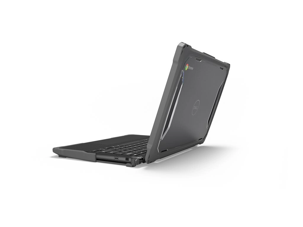 MAXCases Extreme Shell-F3 - Notebook shell case - slide-on - gray, clear - for Dell Chromebook 3100 2-in-1, 3110 2-in-1 DLESF3311021GRY