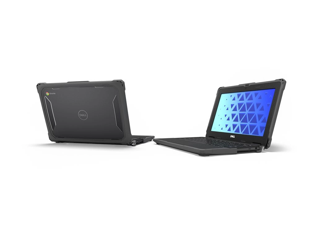 MAXCases Extreme Shell-F3 - Notebook shell case - slide-on - gray, clear - for Dell Chromebook 3100 2-in-1, 3110 2-in-1 DLESF3311021GRY